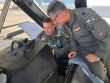 Generl Zmeko na kontrole vcviku slovenskch pilotov F-16