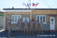 Ocenenie vojenskch policajtov na Cypre